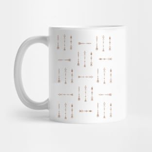 brown hipser arrows Mug